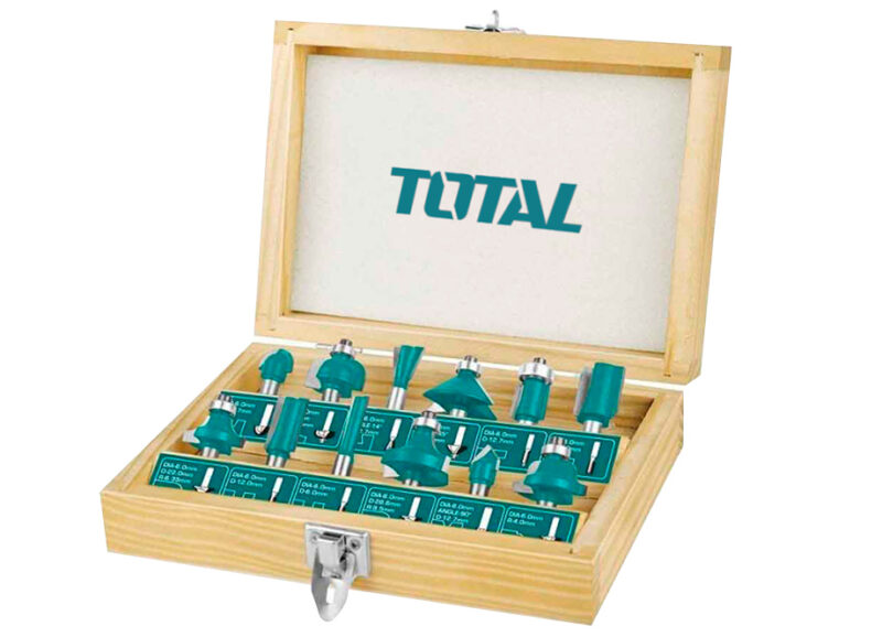 TOTAL JUEGO 12 BROCAS FRESA 8 MM
