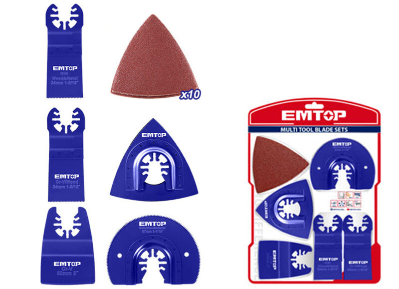 EMTOP SET CUCHILLAS Y LIJAS PARA