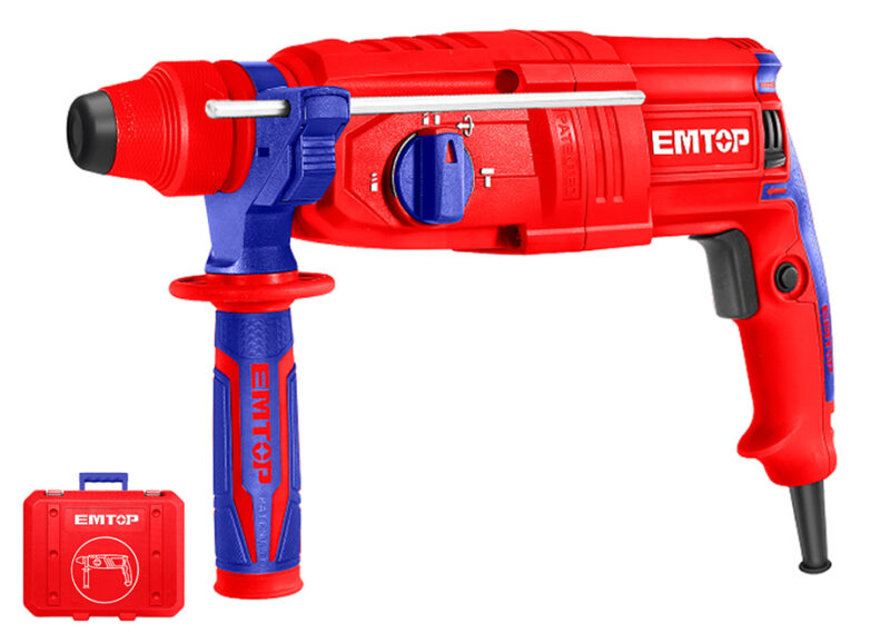 EMTOP MARTILLO ROTATORIO 800W 2.5J SDS+