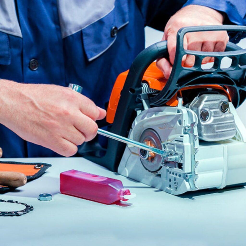 reparación y mantenimiento de motosierras en a guarda